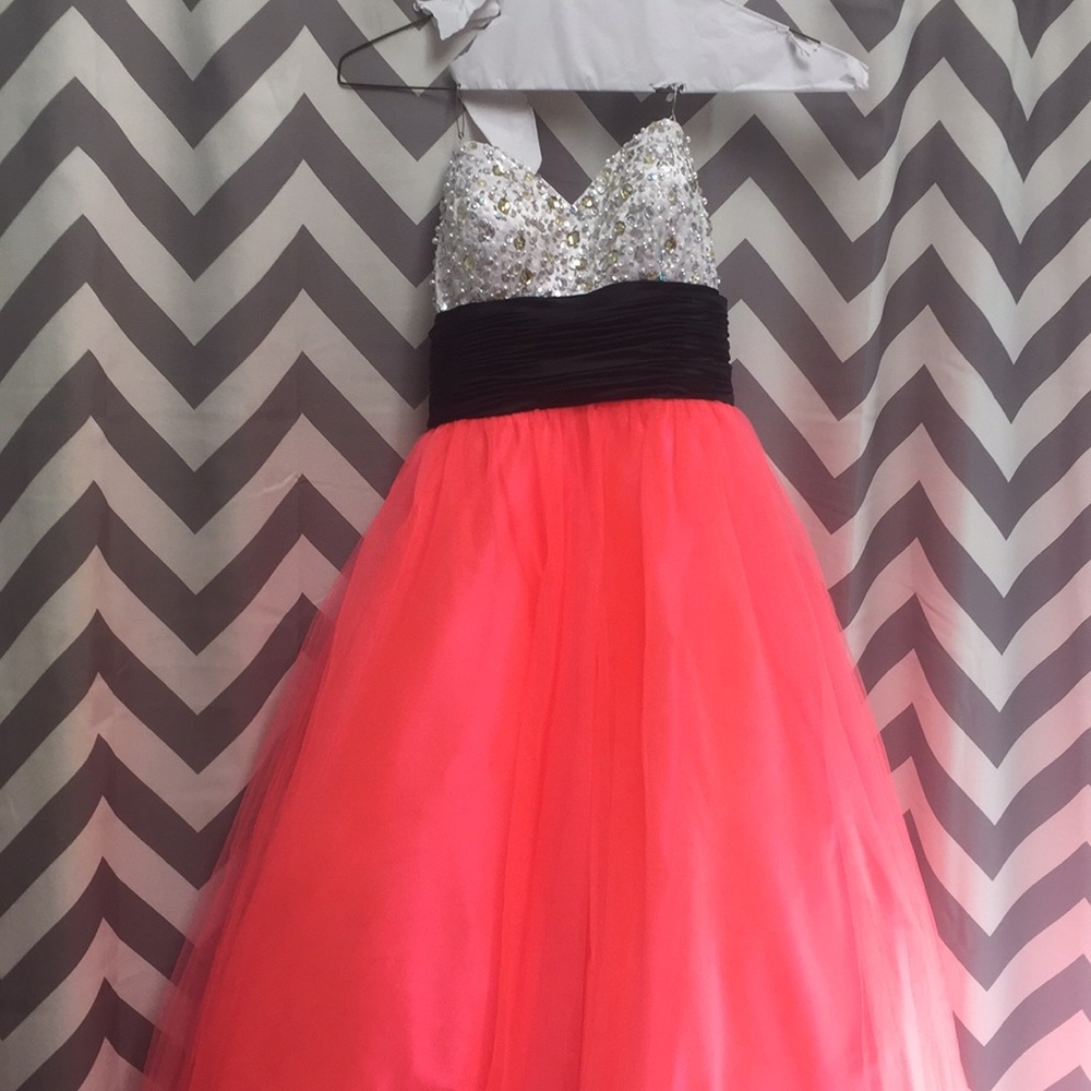 Ball gown style prom dress